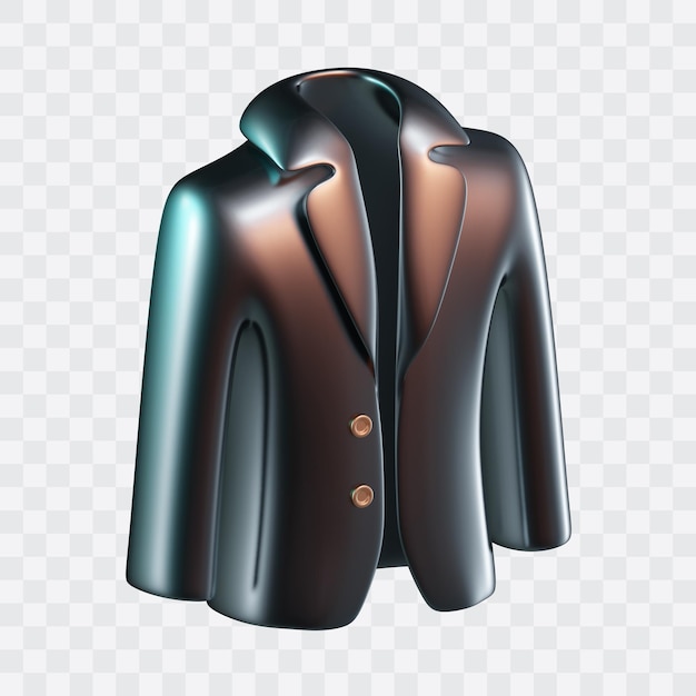Klassische Jacke 3D-Symbol