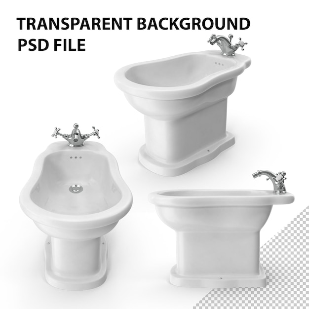 PSD klassisches bidet png