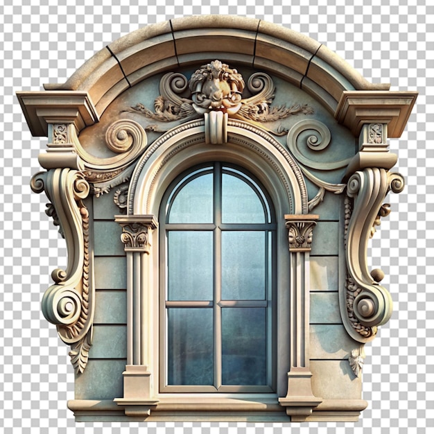 PSD klassisches fensterarchitekturelement