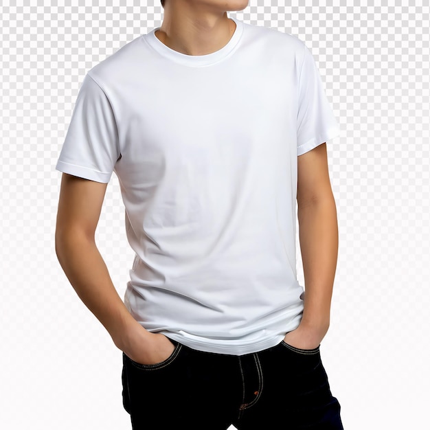 Klassisches weißes T-Shirt Ein Grundnahrungsmittel für jeden Anlass und jeden Stil