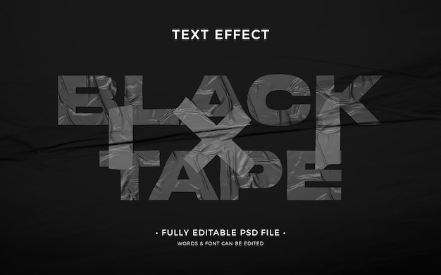 Klebeband-Text-Effekt