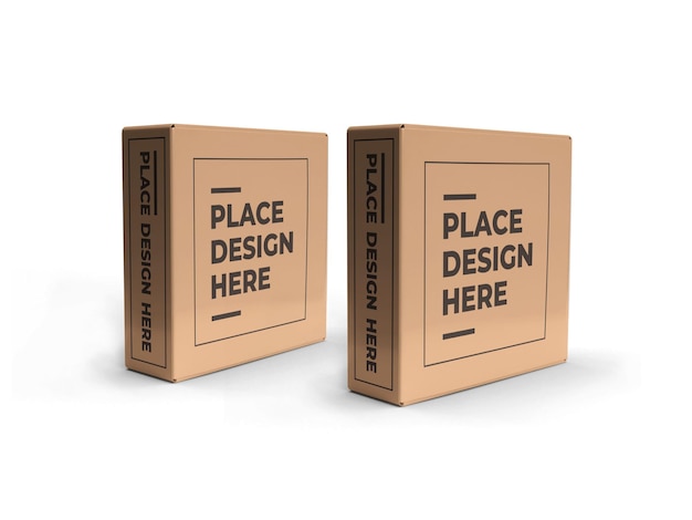 Kleine quadratische Box-Verpackungsmodell