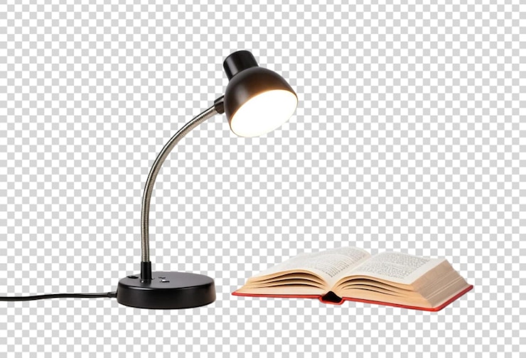PSD kleine schwarze led-lampe zum lesen von büchern