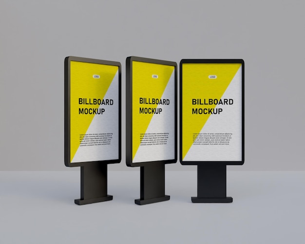 Kleines billboard-standmodell 3d