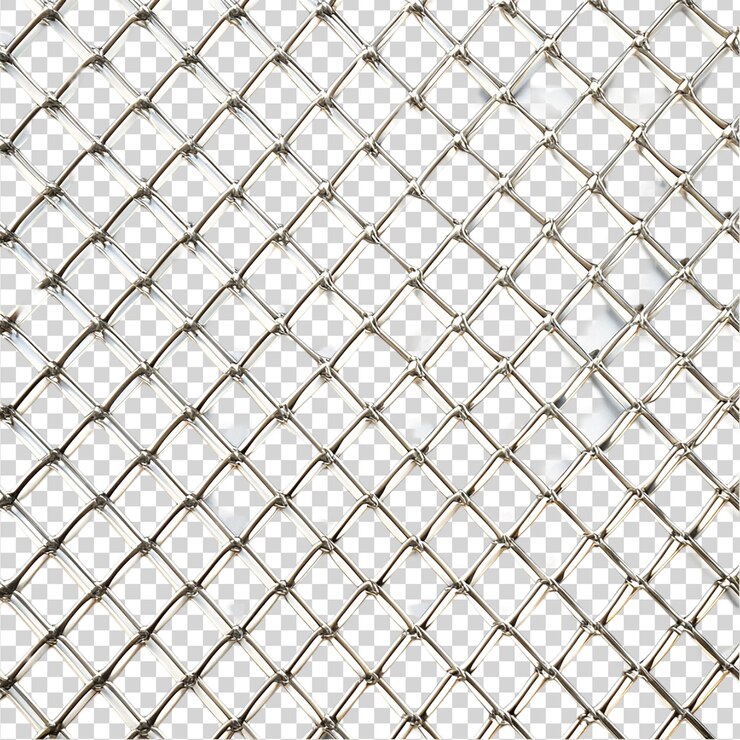 PSD kleines diagonales drahtnetz, isoliert auf durchsichtigem hintergrund