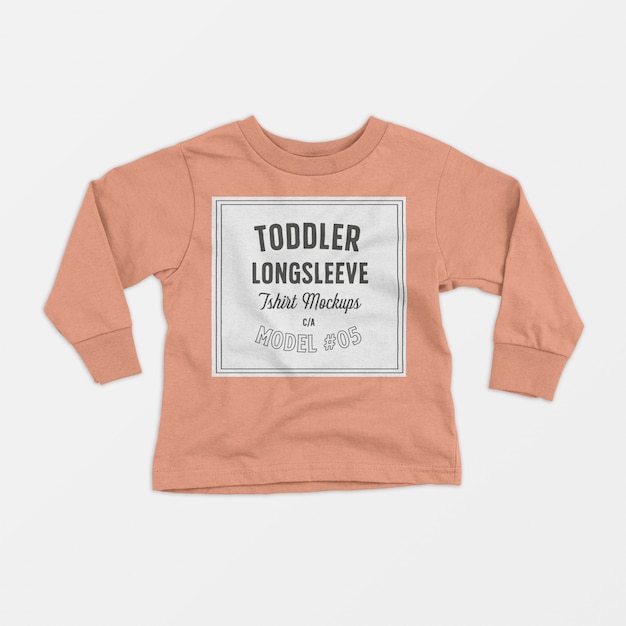 Kleinkind Langarm T-Shirt Modell