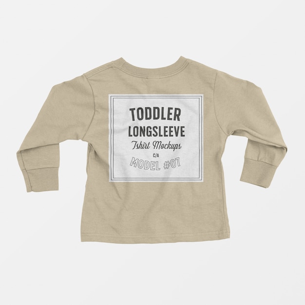 Kleinkind Langarm T-Shirt Modell
