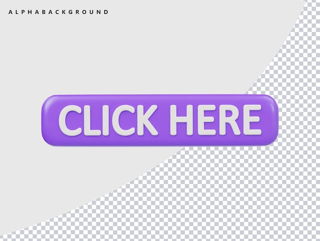 Klicken Sie hier auf das Symbol für eine 3D-Rendering-Illustration