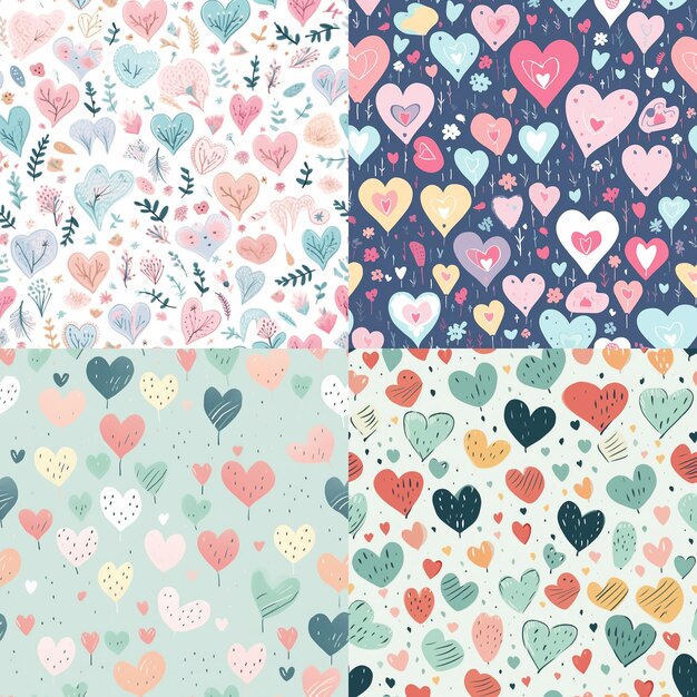 PSD kmws_heart_repeat_pattern_pastel_color