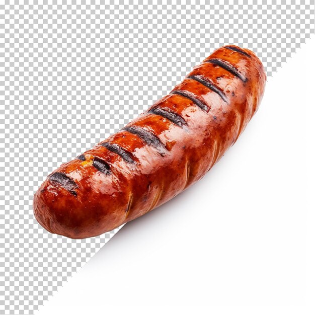 PSD knackwurst isolado em fundo transparente