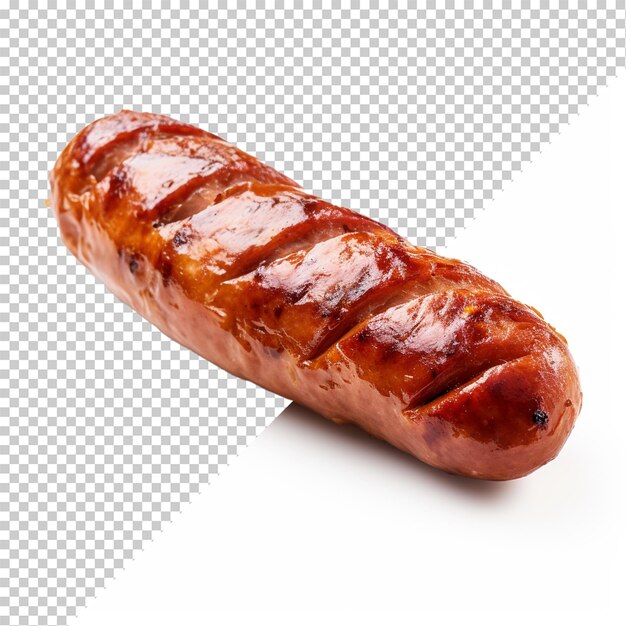 PSD knackwurst isolado em fundo transparente