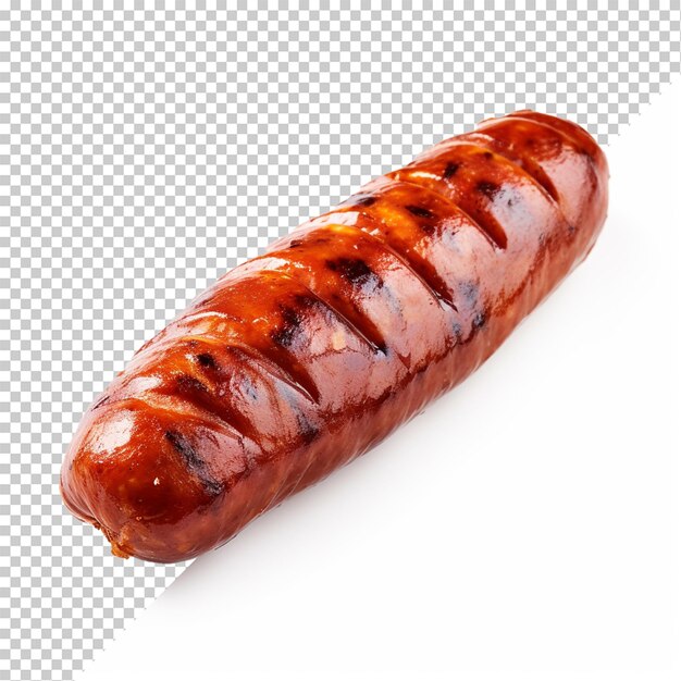 PSD knackwurst isolado em fundo transparente