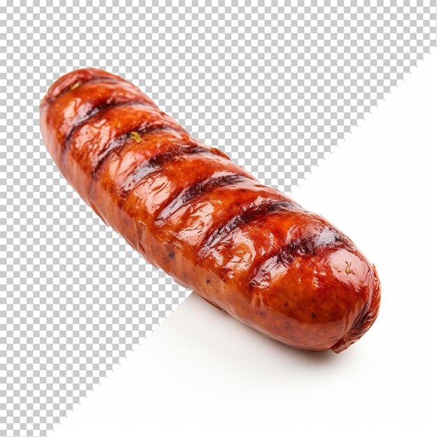 PSD knackwurst isolado em fundo transparente