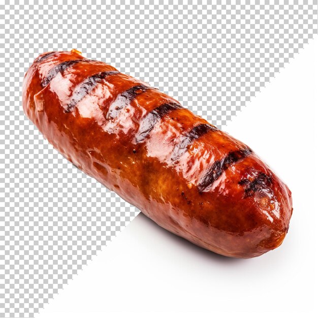 PSD knackwurst isolado em fundo transparente