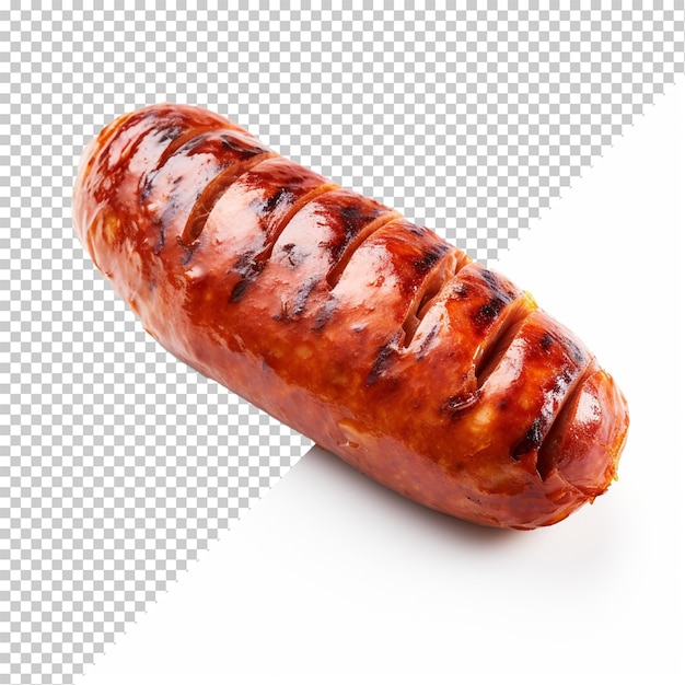 PSD knackwurst isolado em fundo transparente