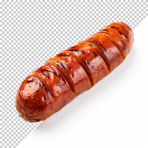 PSD knackwurst isolado em fundo transparente