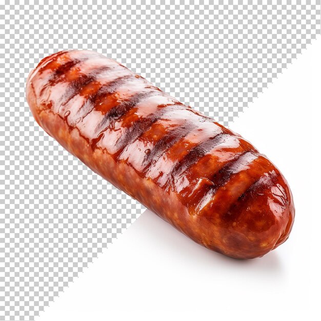 PSD knackwurst isolado em fundo transparente