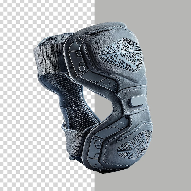 PSD kneepad png aislado en un fondo transparente