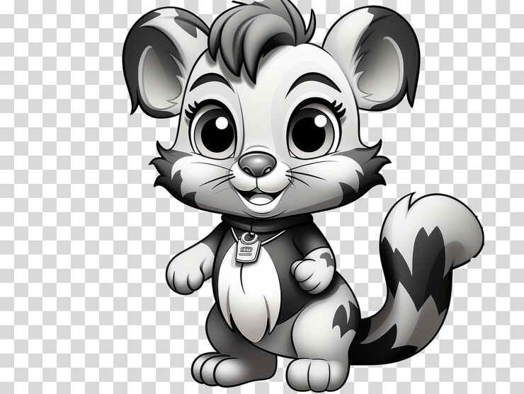 PSD koala cartoon vector on transaprent background