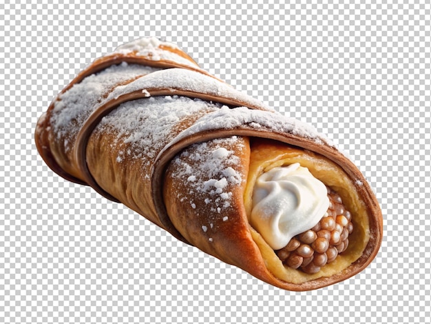 Köstliche und köstliche sizilianische cannoli