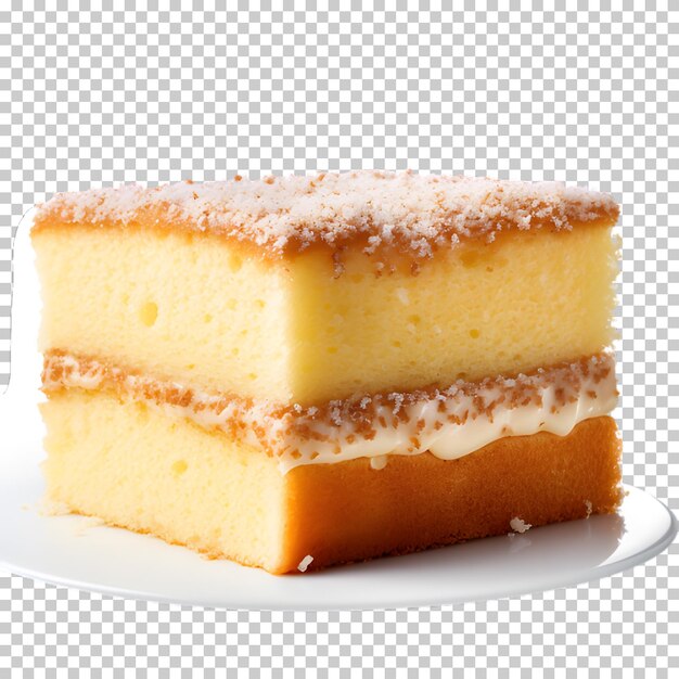 PSD köstlicher kuchen, der auf einem durchsichtigen hintergrund isoliert ist