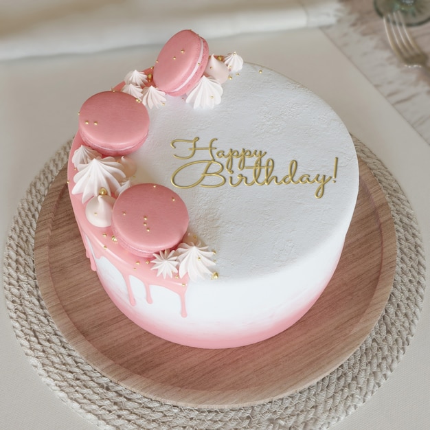 köstlicher Kuchen mit Text-Mockup