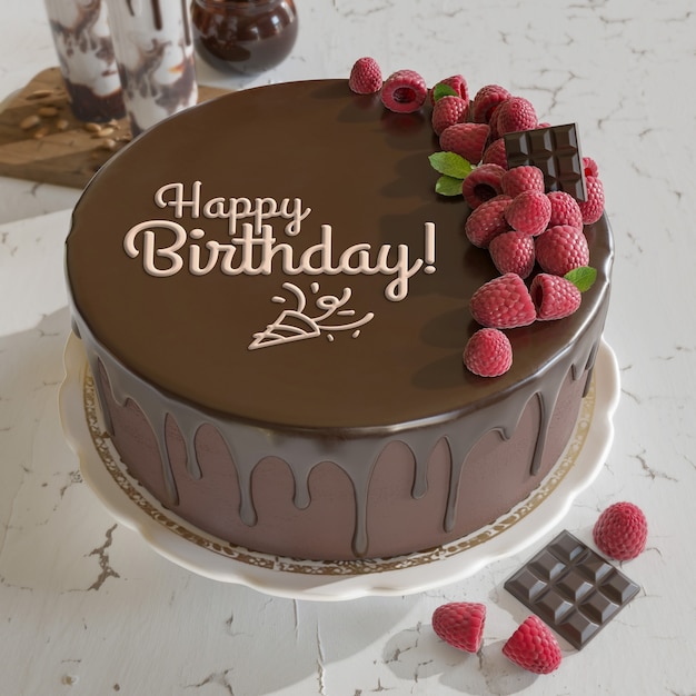 köstlicher Kuchen mit Text-Mockup