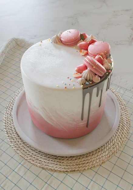 köstlicher Kuchen mit Text-Mockup