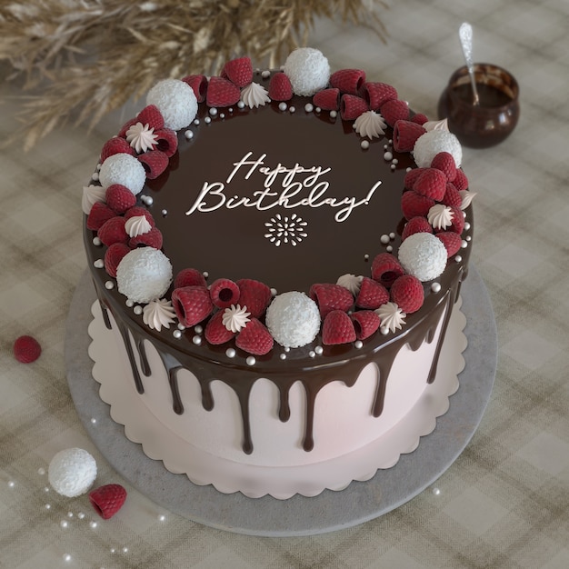 köstlicher Kuchen mit Text-Mockup