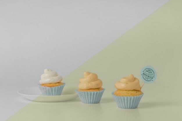 PSD köstliches cupcake-modell