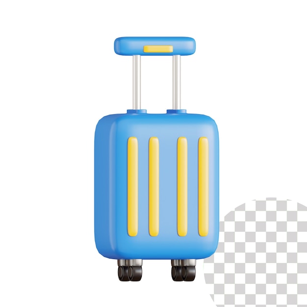PSD koffer, feiertag, 3d, icon