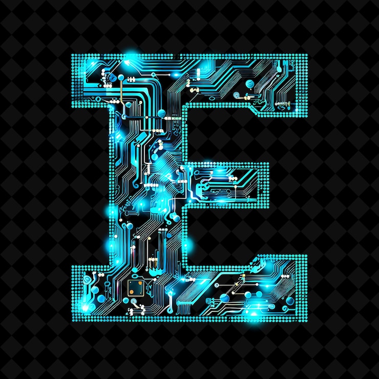 PSD koleksi png alfabet neon dan angka elemen desain tipografi bercahaya untuk seni grafis modern