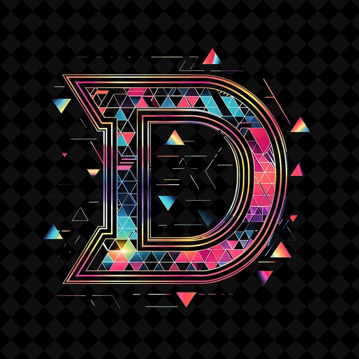PSD koleksi png alfabet neon dan angka elemen desain tipografi bercahaya untuk seni grafis modern
