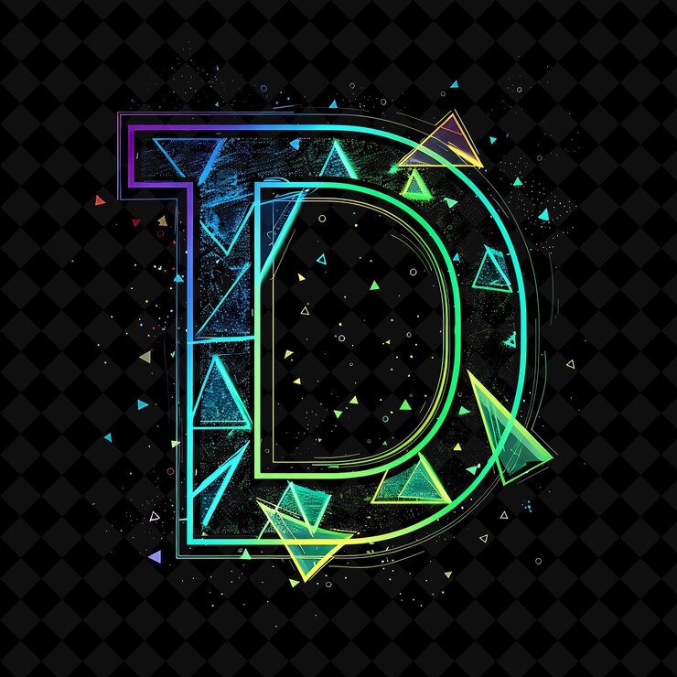 PSD koleksi png alfabet neon dan angka elemen desain tipografi bercahaya untuk seni grafis modern