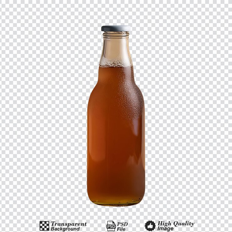 PSD kombucha aislado en un fondo transparente