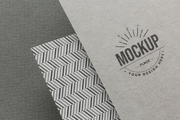 Komposition mit firmen-branding-karten-mock-up