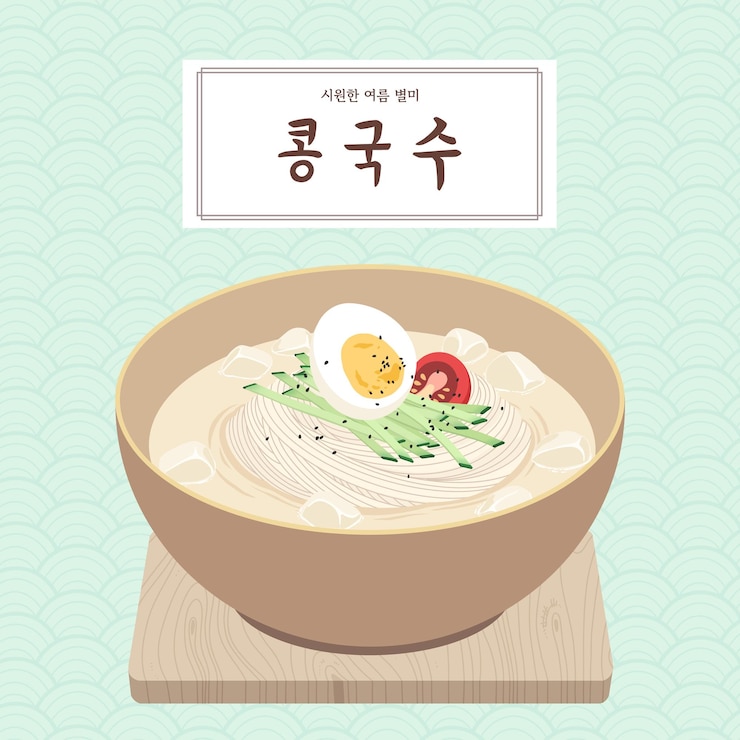 PSD kongguksu a refreshing korean soybean noodle dish