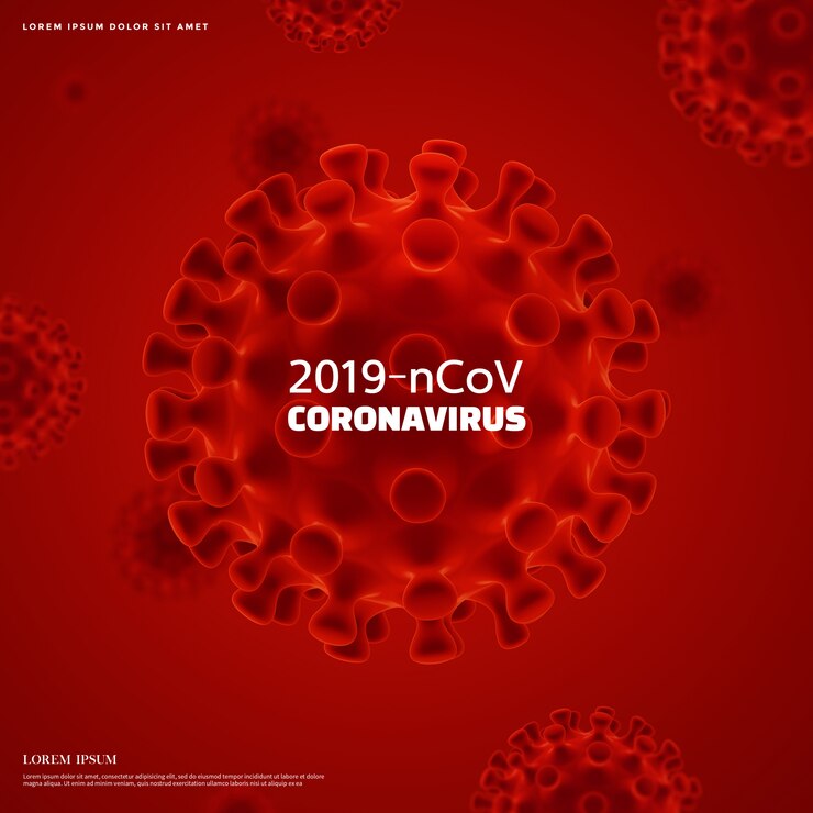 PSD konsep coronavirus 2019-ncov