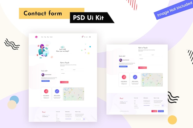 Kontaktformular psd-vorlage