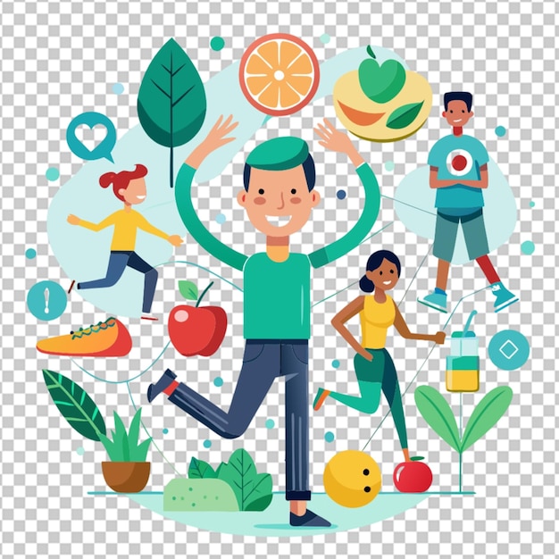 Konzept-Illustration für den Weltdiabetes-Tag