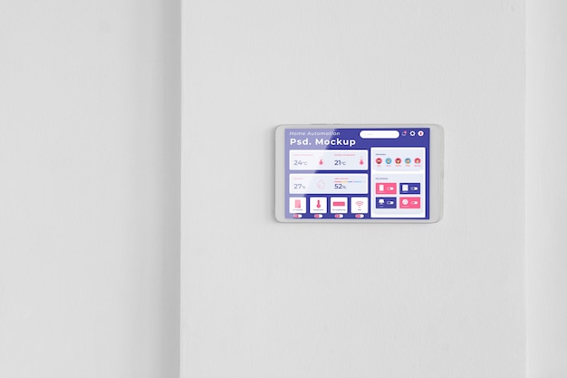 PSD konzeptmodell der hausautomation mit thermostat