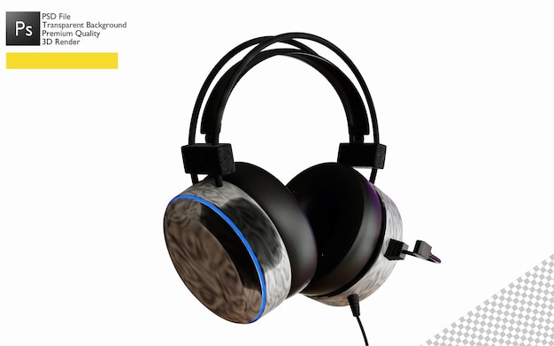 Kopfhörer 3D-Rendering-Design für Produktmockup-Zwecke