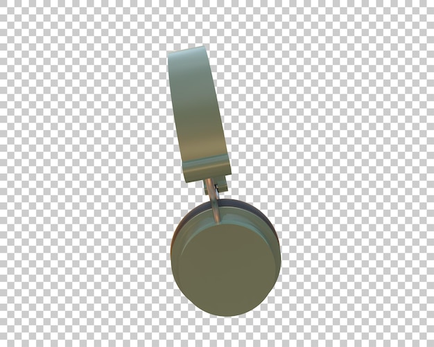 Kopfhörer isoliert auf dem Hintergrund 3D-Rendering-Illustration