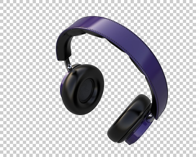Kopfhörer isoliert auf dem Hintergrund 3D-Rendering-Illustration