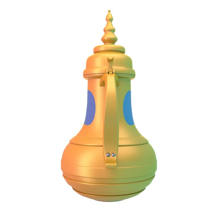 PSD kopi arab kartun