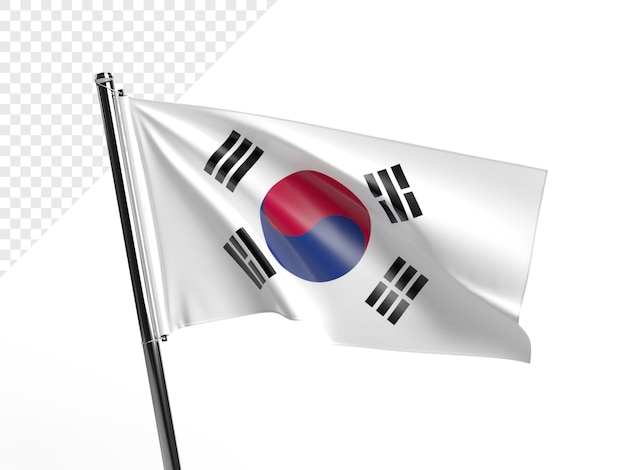 PSD korea-süd-flagge