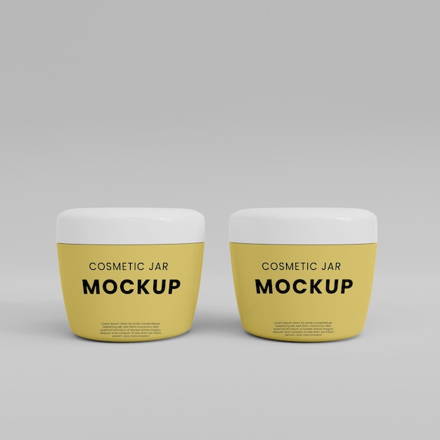 Kosmetische creme tube mockup