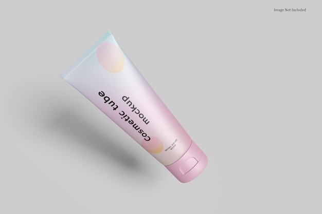 Kosmetische creme tube mockup