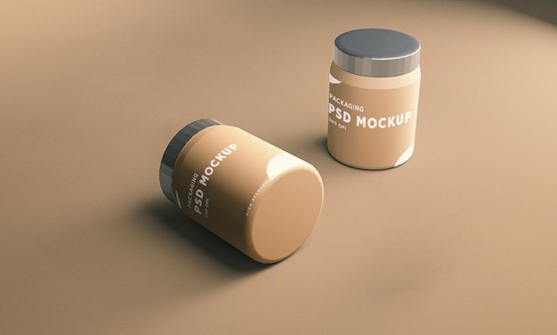 Kosmetisches produkt minimales mockup