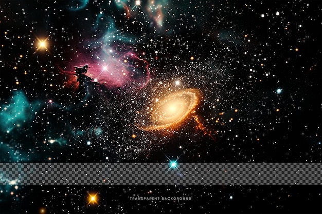 Kosmische symphonie raum galaxie universum